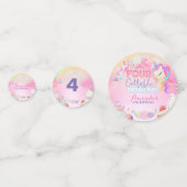 Vier ooit zoete onfeilbaar confetti (Achterkanten)