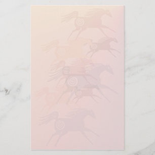 Vier ouderpaarden briefpapier