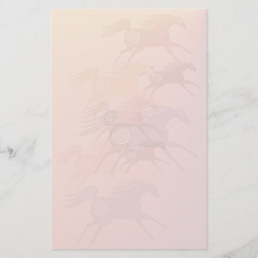 Vier ouderpaarden briefpapier (Voorkant)