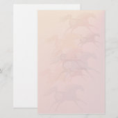 Vier ouderpaarden briefpapier (Voorkant / Achterkant)