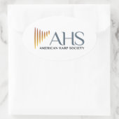 Vier ovale AHS-Stickers Sticker (Tas)