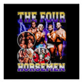Vier paarden perfect poster (Voorkant)