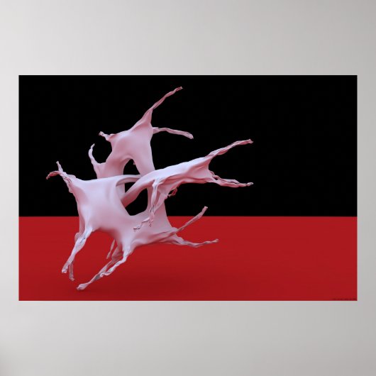 Vier paarden poster (Voorkant)