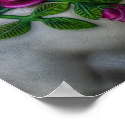 Vier paarden poster (Hoek)