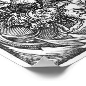 Vier paarden van de Apocalyps - Albrecht Durer - Poster (Hoek)