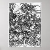 Vier paarden van de Apocalyps - Albrecht Durer - Poster (Voorkant)