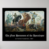 Vier paarden van de Apocalyps Poster (Voorkant)