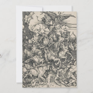 Vier paarden van de Apocalyps van Durer