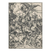 Vier paarden van de Apocalyps van Durer Foto Afdruk (Voorkant)