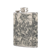 Vier paarden van de Apocalyps van Durer Heupfles (Links)