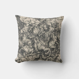 Vier paarden van de Apocalyps van Durer Kussen