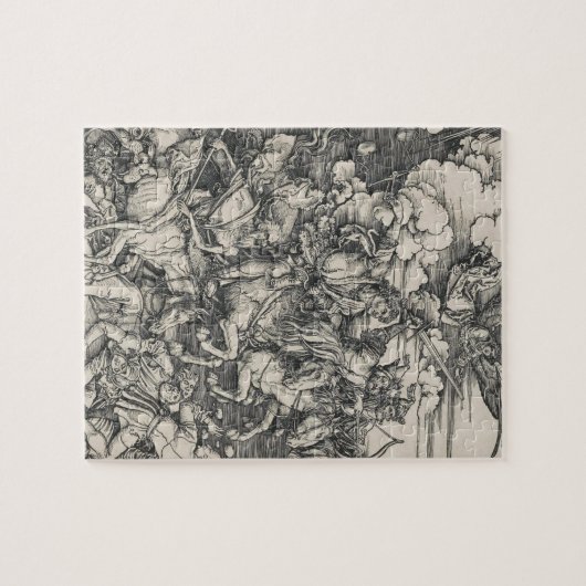 Vier paarden van de Apocalyps van Durer Legpuzzel (Horizontaal)
