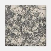 Vier paarden van de Apocalyps van Durer Magneet (Voorkant)
