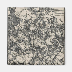 Vier paarden van de Apocalyps van Durer Magneet