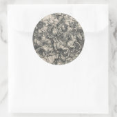 Vier paarden van de Apocalyps van Durer Ronde Sticker (Tas)