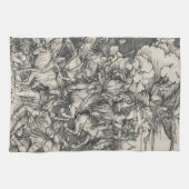 Vier paarden van de Apocalyps van Durer Theedoek (Horizontaal)