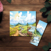 Vier Pack Landscape-Bladwijzer (om opnieuw te verk Kaart