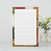 Vier panelverf van Jennifer Goldberger Briefpapier (Staand voorkant)