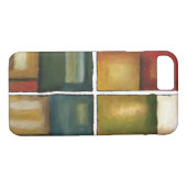 Vier panelverf van Jennifer Goldberger Case-Mate iPhone Case (Achterkant (Horizontaal))