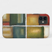 Vier panelverf van Jennifer Goldberger Case-Mate iPhone Case (Achterkant (horizontaal))