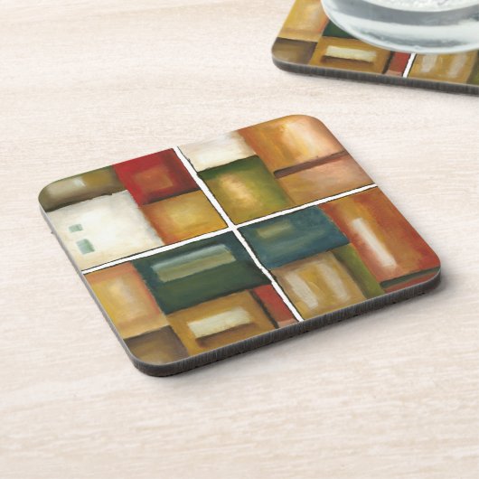 Vier panelverf van Jennifer Goldberger Drankjes Onderzetter (Linkerzijde)