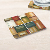Vier panelverf van Jennifer Goldberger Kartonnen Onderzetters (Schuin)