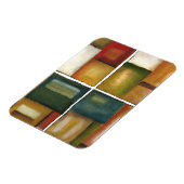 Vier panelverf van Jennifer Goldberger Magneet (Linkerzijde)