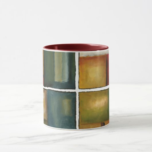 Vier panelverf van Jennifer Goldberger Mok (Midden)