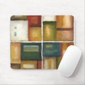 Vier panelverf van Jennifer Goldberger Muismat (Met muis)