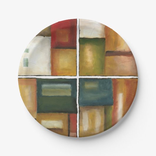 Vier panelverf van Jennifer Goldberger Papieren Bordje (Voorkant)