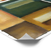 Vier panelverf van Jennifer Goldberger Poster (Hoek)