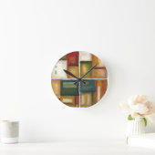 Vier panelverf van Jennifer Goldberger Ronde Klok (Huis)