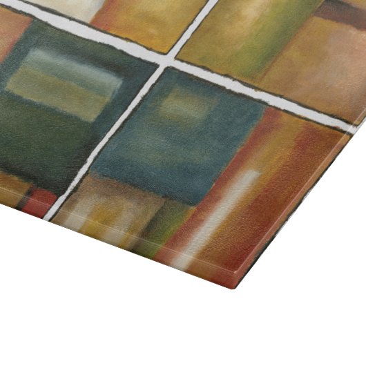 Vier panelverf van Jennifer Goldberger Snijplank (Hoek)