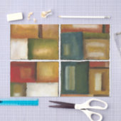 Vier panelverf van Jennifer Goldberger Tissuepapier (Craft)