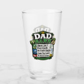 Vier papa bank Glas (Voorkant)