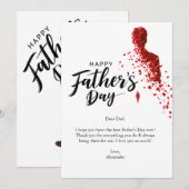 Vier papa in stijl kaart (Voorkant / Achterkant)