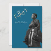 Vier papa in stijl kaart (Achterkant)