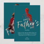 Vier papa in stijl kaart (Voorkant / Achterkant)