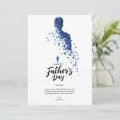 Vier papa in stijl kaart (Staand voorkant)