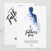 Vier papa in stijl kaart (Voorkant / Achterkant)