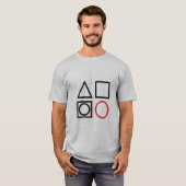vier pictogram t-shirt (Voorkant volledig)