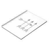 Vier pijlen notitieboek (Linkerzijde)