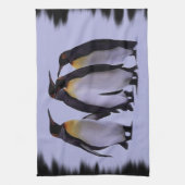 Vier pinguïns Amerikaanse MoJo Kitchen Towel Theedoek (Verticaal)