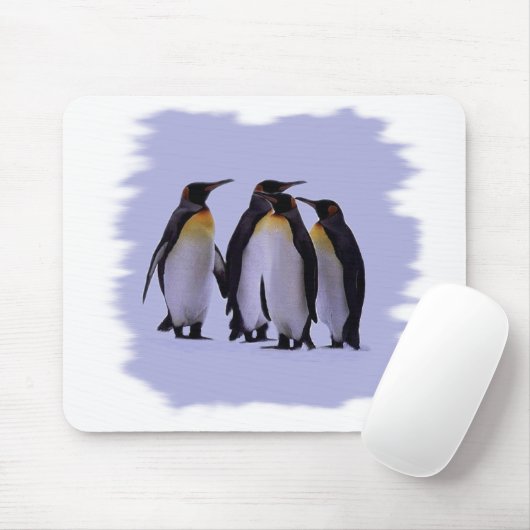 Vier pinguïns muismat (Met muis)