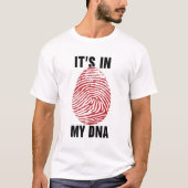Vier Poolse afkomst: het zit in mijn DNA Polen T-shirt (Voorkant)