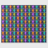 Vier Pop Art Abraham Lincolns Cadeaupapier (Vlak)