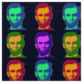 Vier Pop Art Abraham Lincolns Stof (Close Up)