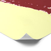 Vier Pop Kunstexuitjes met kleurenrek Poster (Hoek)