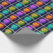 Vier Poppen Art Abraham Lincolns Cadeaupapier (Hoek)