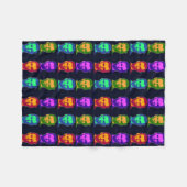 Vier Poppen Art Abraham Lincolns Fleece Deken (Voorkant (Horizontaal))